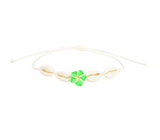 Flower & Sea Shell Beads Anklet