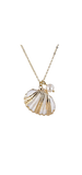 Seashell Necklace With a Pearl