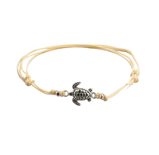 Bohemian Turtle Multilayer Anklet