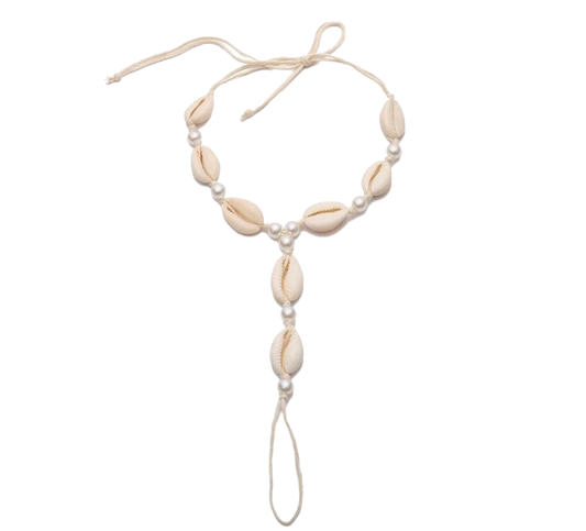 Beach Pearl Shell Toe Chain Anklet