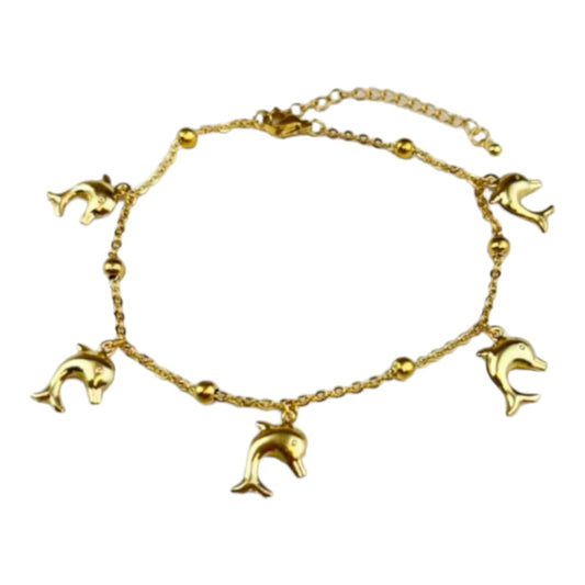 Ocean Series Dolphin, Scallop Shell, Starfish pendant
