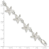 Sterling Silver Starfish Bracelet