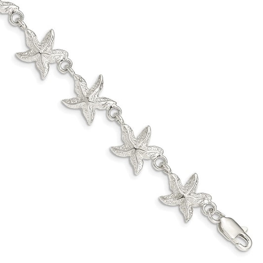 Sterling Silver Starfish Bracelet