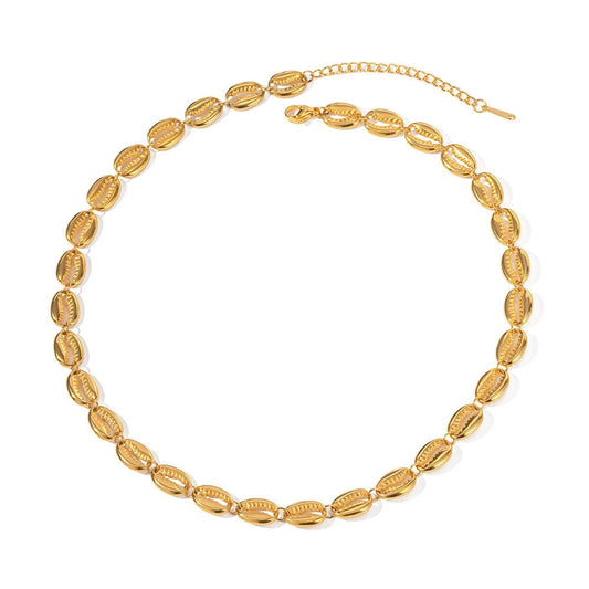 Cowrie Seashell Choker Necklace