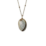 Caribbean Pendant with Natural Flat Shell