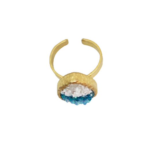 Glimmering Ocean Dreams Ring