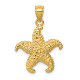 INTRICATE 14K STARFISH PENDANT