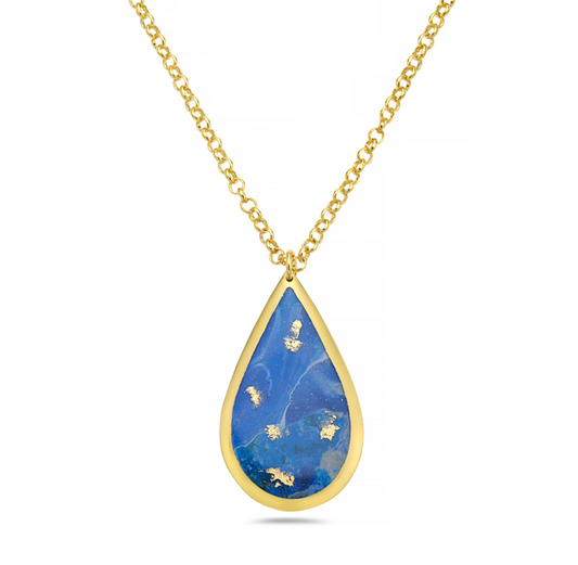 Cast Yourself on Every Wave Teardrop Necklace