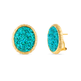 STERLING GOLD GLIMMERING OCEAN DREAMS EARRINGS