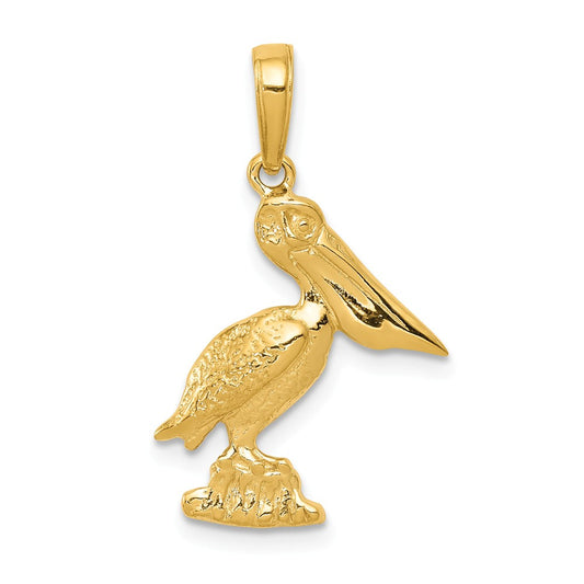 14K PELICAN PENDANT