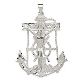 STERLING SILVER MARINER CROSS PENDANT