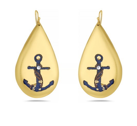 Evocateur Newport Large Teardrop Earrings