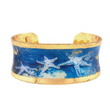 Evocateur Blue Starfish Bangle