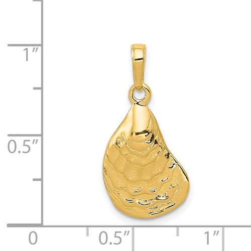 14K OYSTER SHELL PENDANT