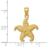 INTRICATE 14K STARFISH PENDANT