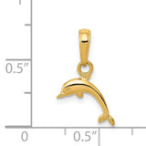 14K MINI DOLPHIN PENDANT