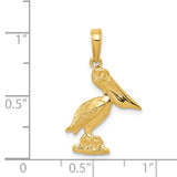 14K PELICAN PENDANT