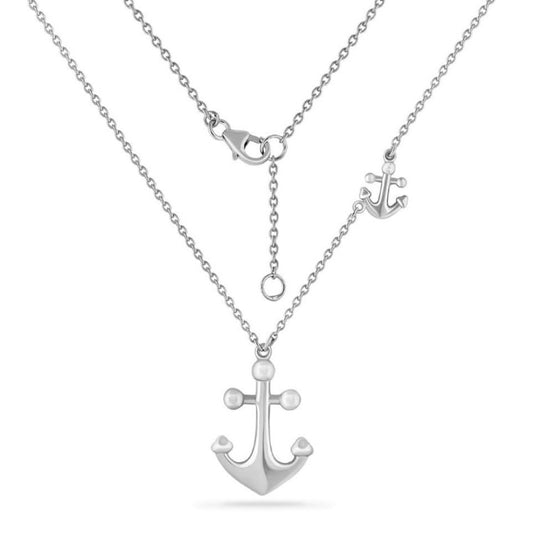 Sterling Silver Anchor Necklace