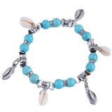 Shell Conch Turquoise Beads Bracelet