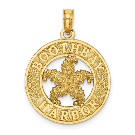 14K BOOTHBAY HARBOR Starfish Charm Pendant