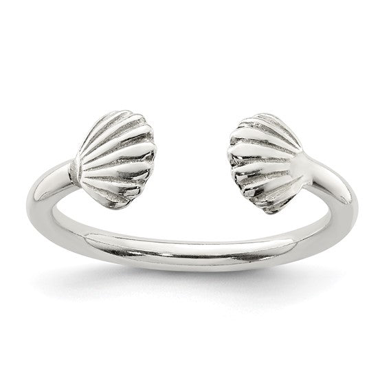 Sterling Silver Shell Ring – Jewelry and The Sea
