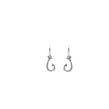 Sterling Silver Hawaiian Fish Hook Earrnigs