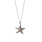 Retro Spiral Large Pentagram Star Pendant