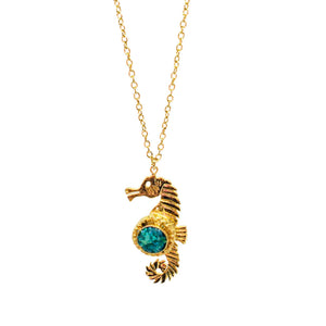 Glimmering Seahorse Necklace