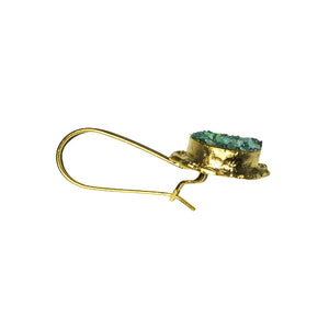 Glimmering Earrings With Hook Closure