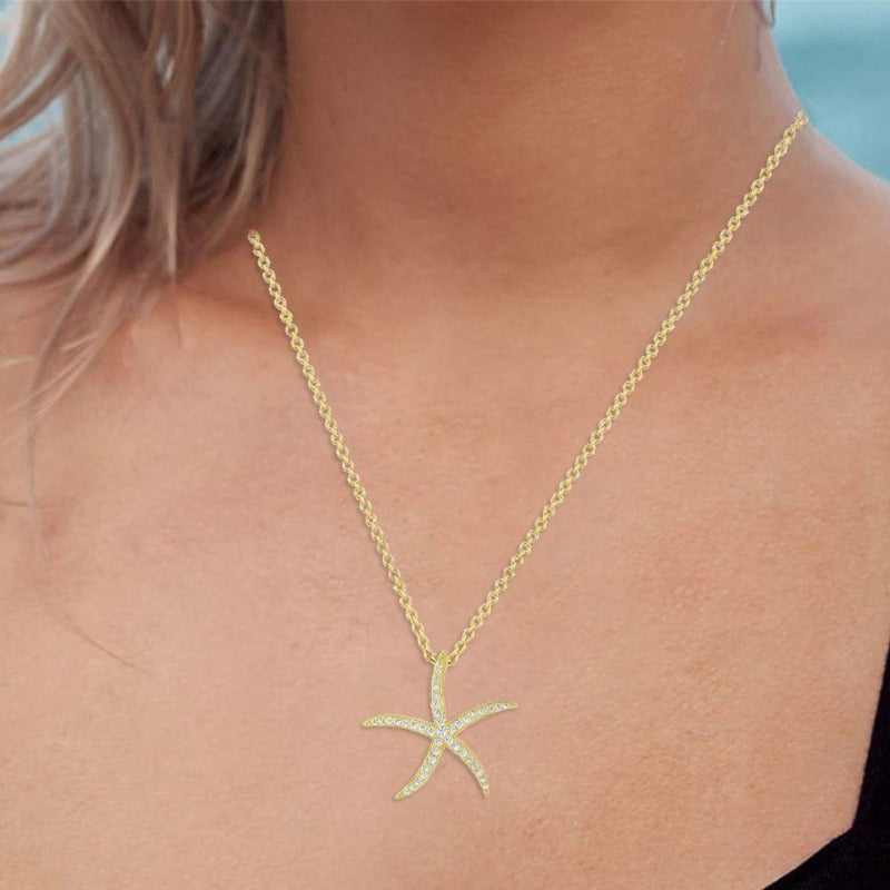 Large Starfish Necklace