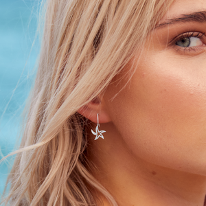 14K Delicate Starfish Earrings