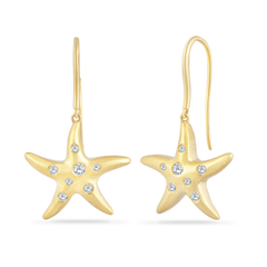 14K Sparkling Starfish Set