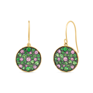 14K ROUNDS EARRINGS