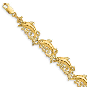 14K Ride the Wave Bracelet / SKU# FB1596-7.5