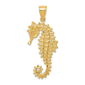 14k Seahorse Pendant