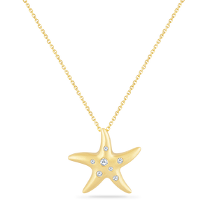 14K Sparkling Starfish Set