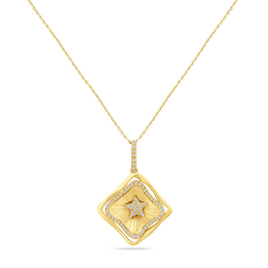 Pendentif étoile de mer 14K