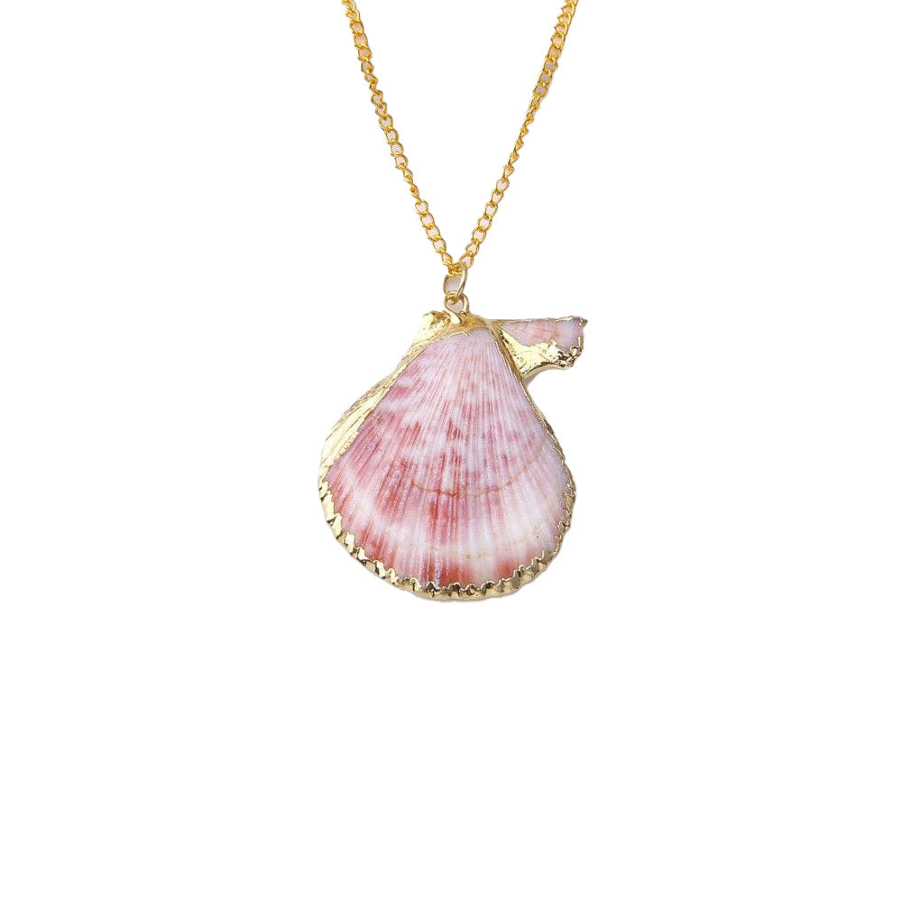 Beautiful Natural Scallop Shell Necklace