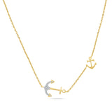 COLLIER ANCRE 14K