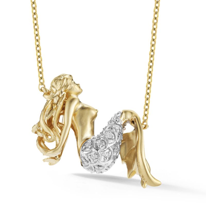 Diamond Mermaid Necklace