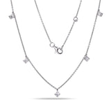 14K BY THE YARD NECKLACE WITH DIAMONDS 0.36CT