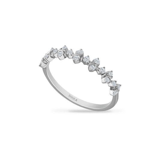 14K DIAMOND RING WITH 20 DIAMONDS 0.25CT