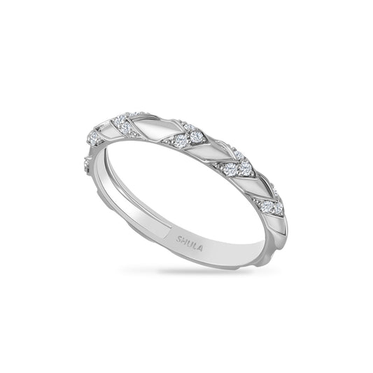 14K DIAMONDS RING WITH 18 DIAMONDS 0.13CT